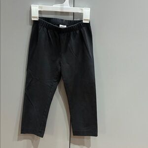 Hanna Andersson Capri Black Leggings